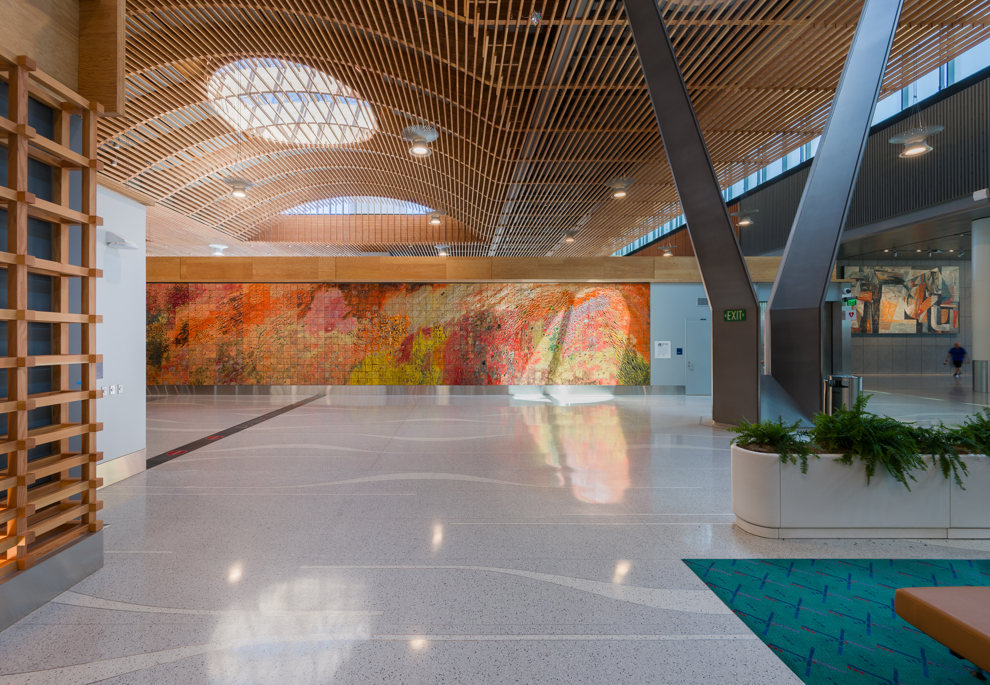 The Sound of Trees by Kate Newby at Portland International Airport, view 12