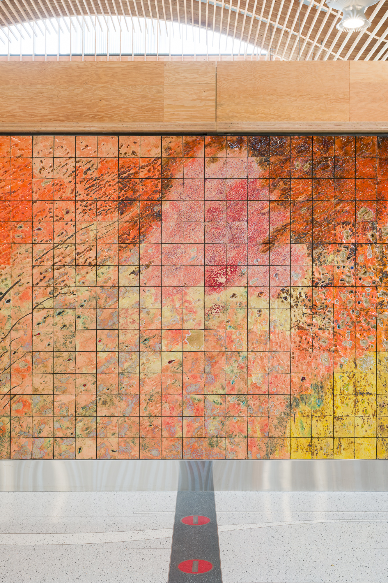 The Sound of Trees by Kate Newby at Portland International Airport, view 5