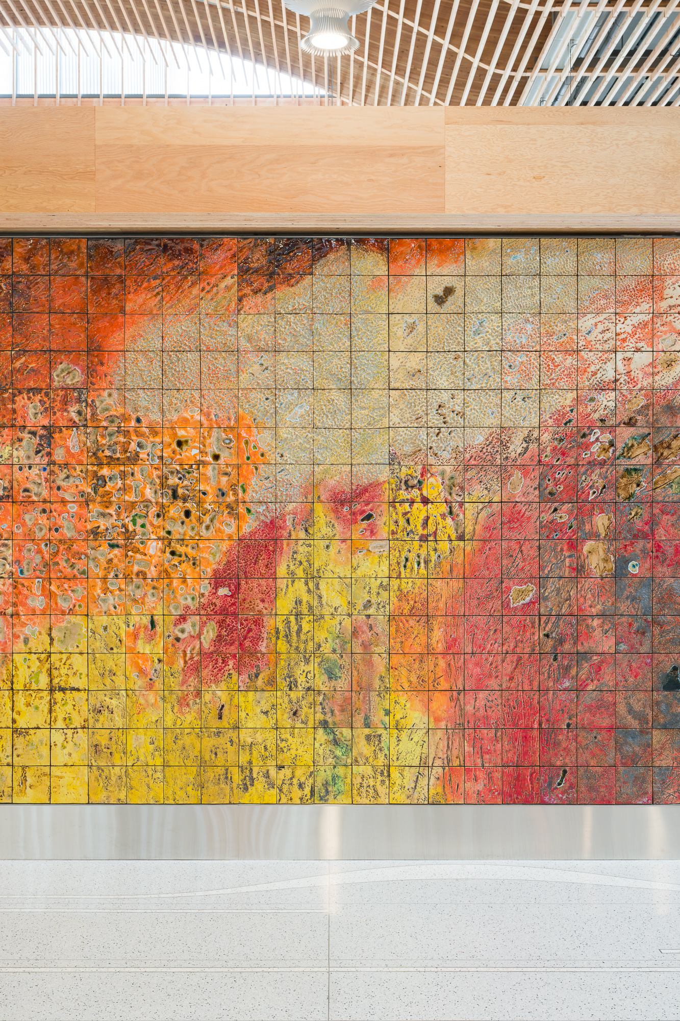 The Sound of Trees by Kate Newby at Portland International Airport, view 7